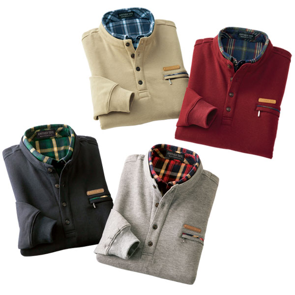 トレーナー 重ね着風 2枚セット メンズ 着こなし簡単 おしゃれ衿トレーナー 2色組 紳士服 シニア 男性 襟付き 衿付き デザイン リブ袖 無地 ネイビー グレー ベージュ ワインレッド 40代 50代 60代 70代 80代 父の日 お父さん 秋物 冬物 秋冬　fri　p21731　p24846 楽天市場】おしゃれ衿トレーナー 同サイズ2色組 着こなし簡単 ソフトな