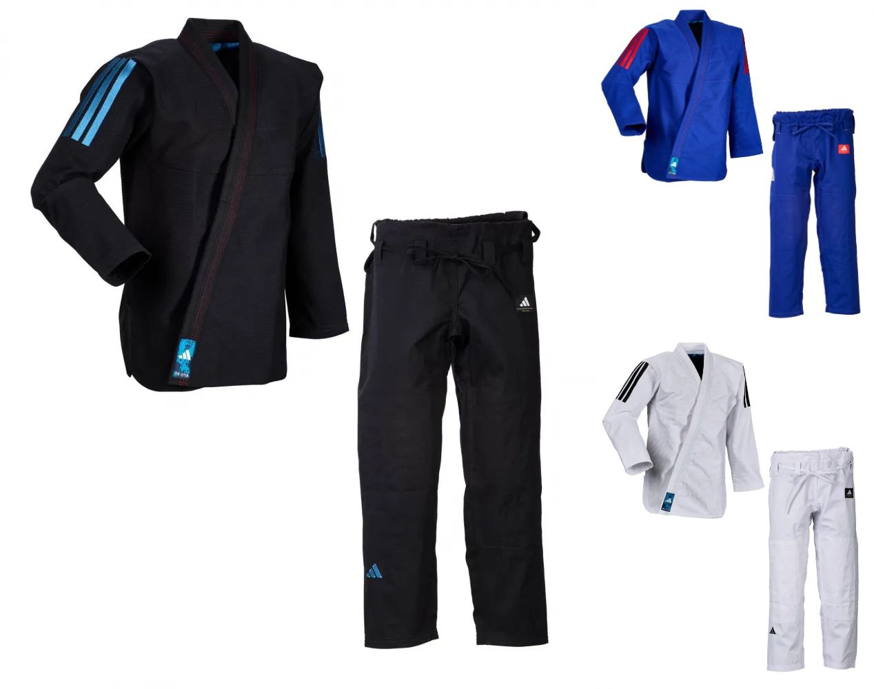 adidas 柔術着 コンテスト 上下セット 帯なし IBJJF //アディダス 柔術 道着 胴衣 送料無料