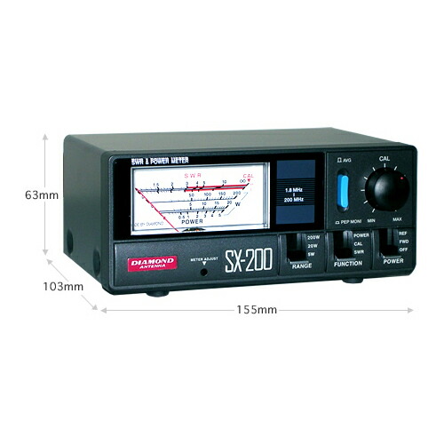 楽天市場】SX240C 第一電波工業（ダイヤモンド） 1.8～54MHz、140