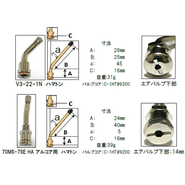 新ISO用 エアーバルブ 8個 エアバルブ TBバルブ チューブレス トラック バス チップトップ V3-22-1-N 70MS-7SE 買取り実績