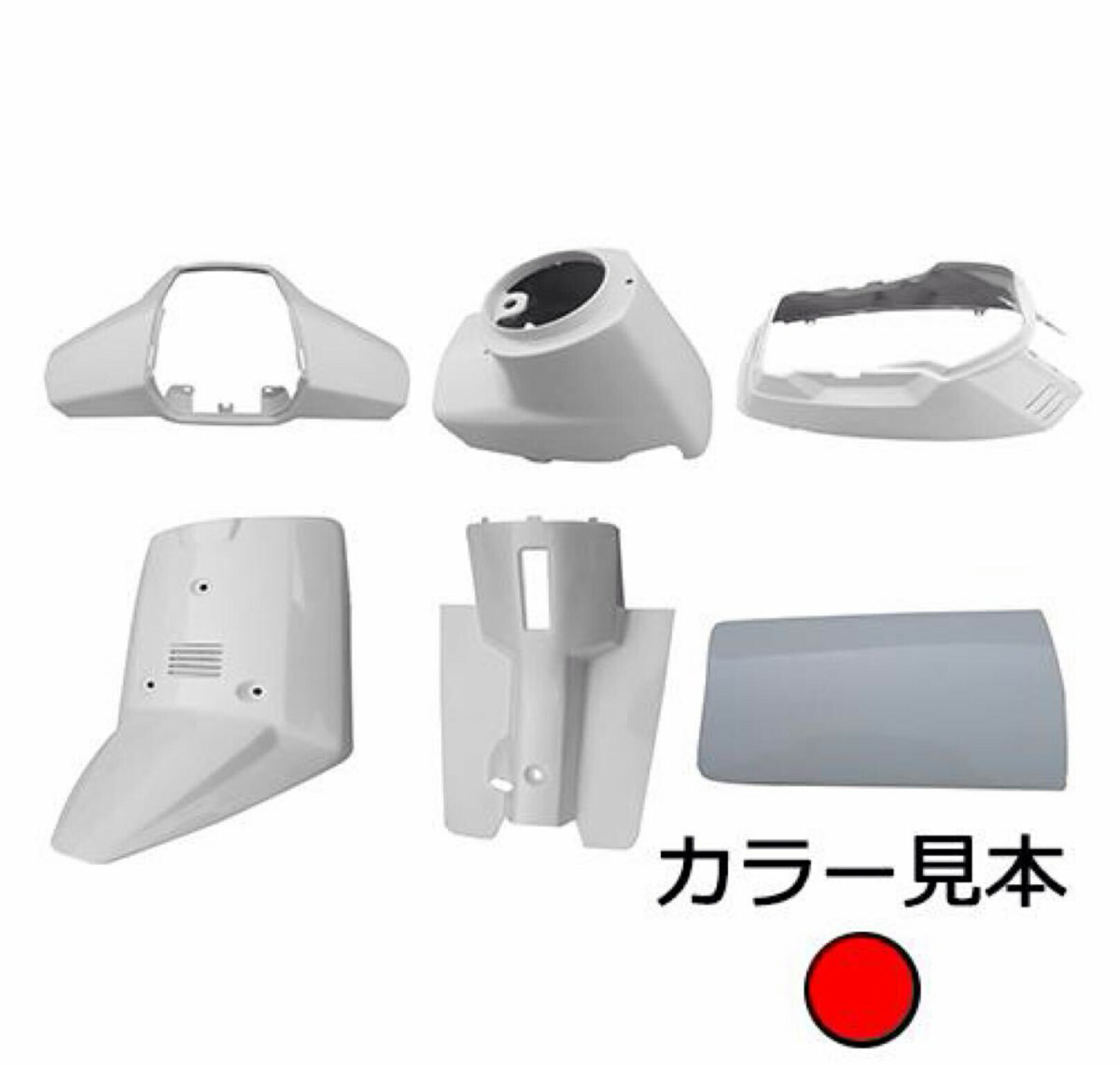 00LG アップルレッド ヤマハ JOG 27V タイプ 外装6点セット 高品質 台湾製 新品|M2parts
