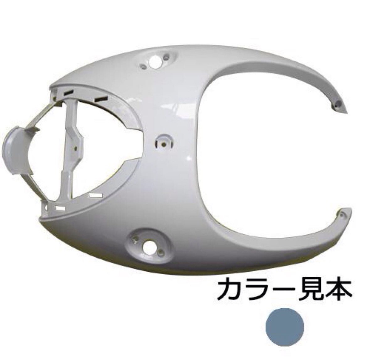 1554　マットダークグレーグレイッシュリーフグリーンメタ2　ヤマハ　New Vino 5ST SA26/37/54/59J タイプ　レッグシールド　高品質　台湾製　新品