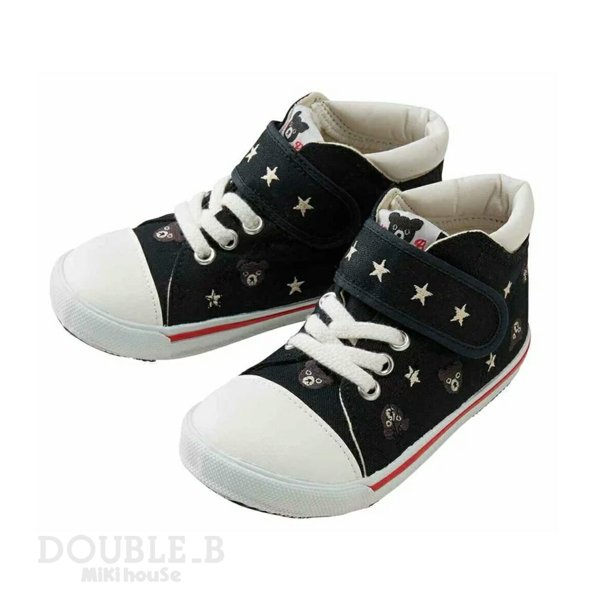【セール30%OFF】【箱無し】【メール便不可】【DOUBLE B ダブルビー】プチクマ キッズシューズ