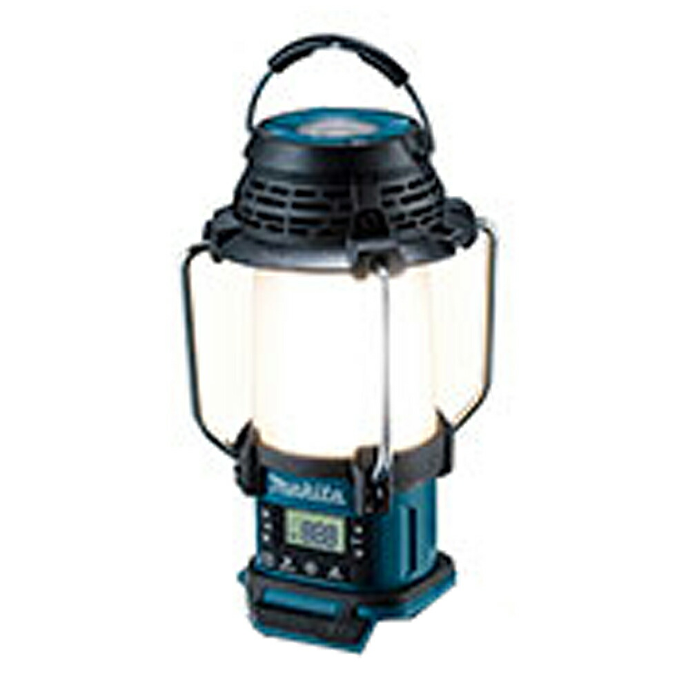 【店卸し資産有】マキタ 18v/14.4v \u003cBR\u003e 申し受ける式提灯付ラジオ受信機 \u003cBR\u003e MR054 青（本体のみ） \u003cBR\u003e （蓄電池、 申し受ける器は別売り）