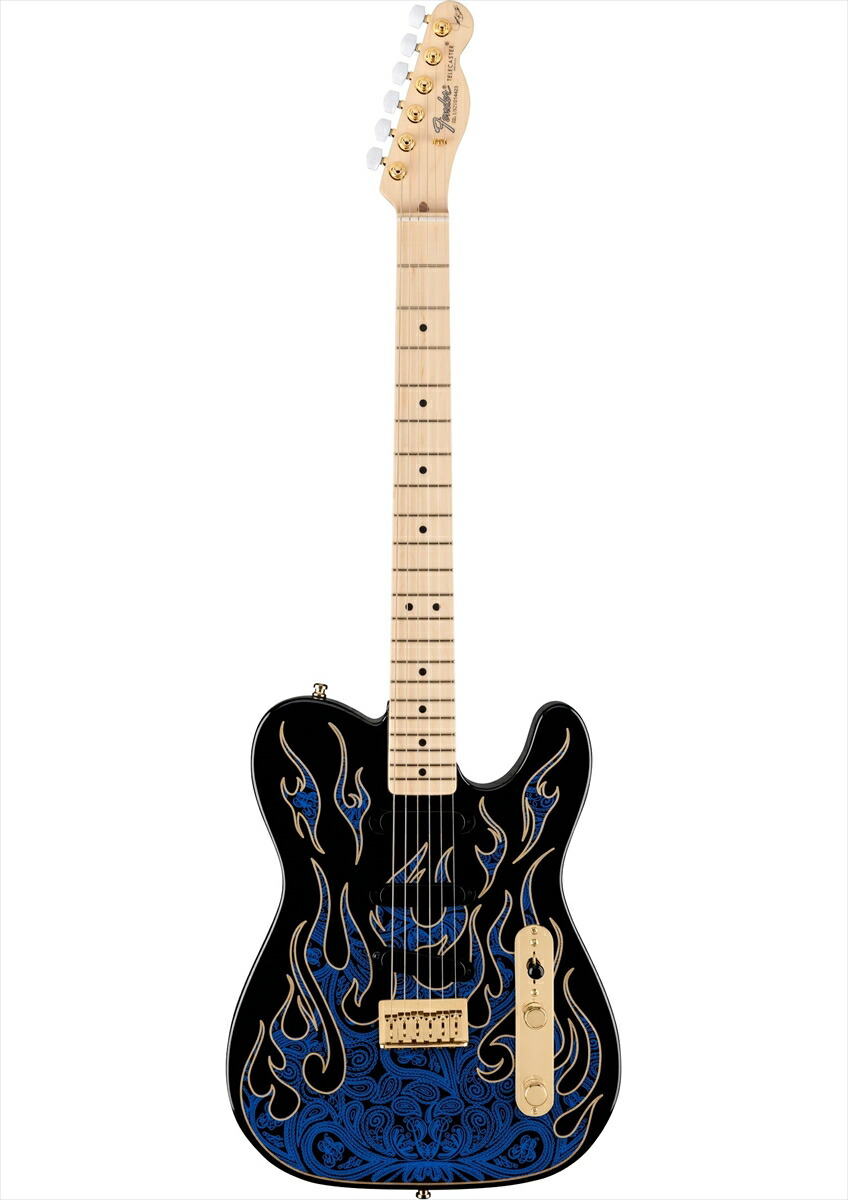 ギター・キーホルダー（ジェームズ・バートン　テレキャスター） 楽天市場】Fender James Burton Telecaster Blue Paisley Flame