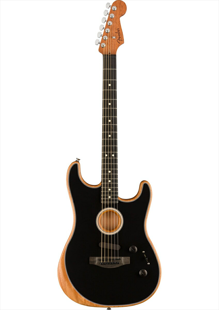 楽天市場】Fender USA American Acoustasonic Stratocaster -Black