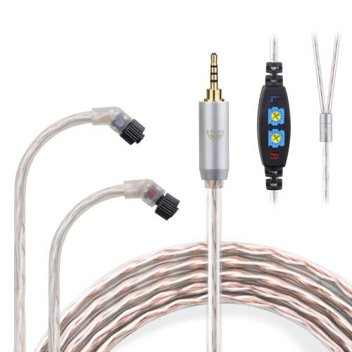 okcsc JBX リケーブル JH 4Pin イヤホンケーブル イヤホン・ヘッドホン用 JH Audio用 Astell&Kern用 JH11・JH13 V2 PRO・Layla AION・Rosieなどに適合 OFC 4芯 長さ1.2m 2.5mm｜まばし商店