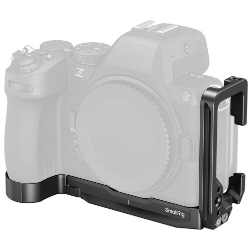 SmallRig Z5II 用 Z5/Z6/Z6II/Z7/Z7II 用 L字型マウントプレート Nikonに対応 Arca-Swissマウント用L型プレート QDインターフェース 1/4"-20ネジ穴 コールドシュー ストラップスロット付き 5256｜まばし商店