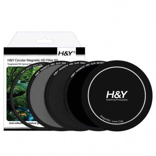 H&Y NDフィルター 67mm マグネティック ND フィルターセット マグネット式 ND8 ND64 ND1000 薄枠 帯電防止 防汚 撥水 防傷 NK67