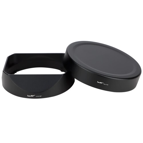 Haogeレンズフードメタルスクエアバヨネット にとって 富士Fuji Fujinon XF 18粍 F1.4 R LM WR水晶体用ボンネット、金属元素向こう正面旗がしら付き添い人