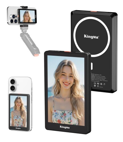 Kingma Vlog Screen モニター ミラーリング 楽天市場】King Ma iPhone自撮りモニターVlog Magsafe外部