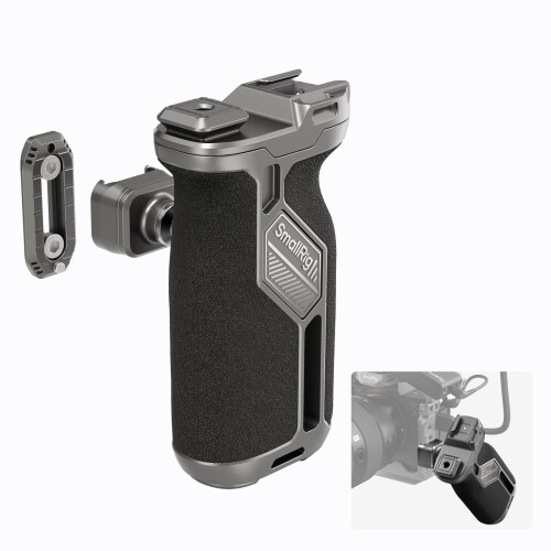 SMALLRIG クイック版行回転させる側面手持ち部分、原則として型 NATO 軌跡、DSLR カメラケージキット用 NATO サイドハンドグリップ、左方または右寄りに合わせる能力のある、HawkLock H21-4485