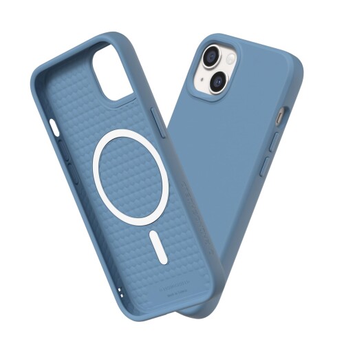 RHINOSHIELD iPhone 13 mini SolidSuit 容れもの MagSafe相応う 耐衝? 米軍MIL標準尺度 ぼうぜん自失吸い入れる 傷 指紋 押しとどめる 薄型 軽さ SGS公許 - タイドブルー