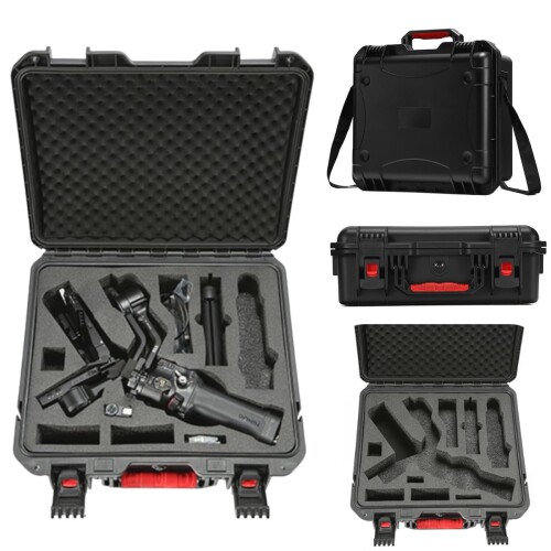DJI RS5 相応う 納める入れもの 携帯型 雨合羽捉え所の無い入れもの 大収容能力 防塵操作手順 耐衝撃性 キャリングケース （ストラップ付き添い人）