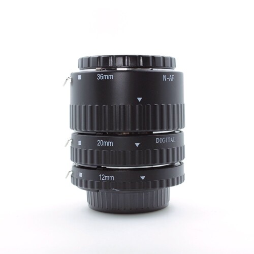 (バシュポ) Pixco オートフォーカマクロエクステンションチューブ MK-N-AF1-A 12 + 20 + 36粍 ニコン SLR 写真機 に相応う