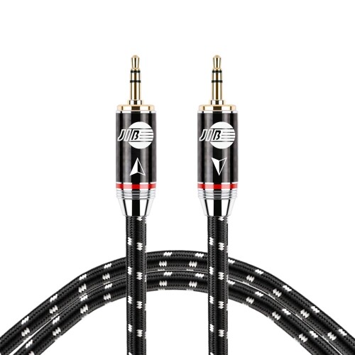 JIB Hi-Fi オーディオ有線テレビ 3.5粍 雄雄 aux 有線テレビ/TRS オーディオ有線テレビ 高耐久性 金メッキ繋ぎ 受話器/金棒引き/車/パソコン/ホームシアタ等/スマホなどに相応う/2m