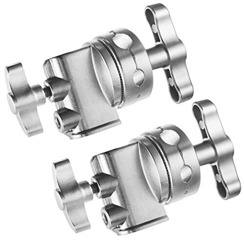 CAMVATE ライトスタンドヘッド コールドシューマウントアダプター付き : CAMVATE 16mm ライトスタンドヘッド 3ウェイコールド