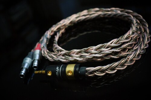 Whiplash Audio TWag V3 and TWcu V3 Hybrid Sennheiser 固定ディスク800 取り替えっこ用アップグレード・ヘッドホンケーブル