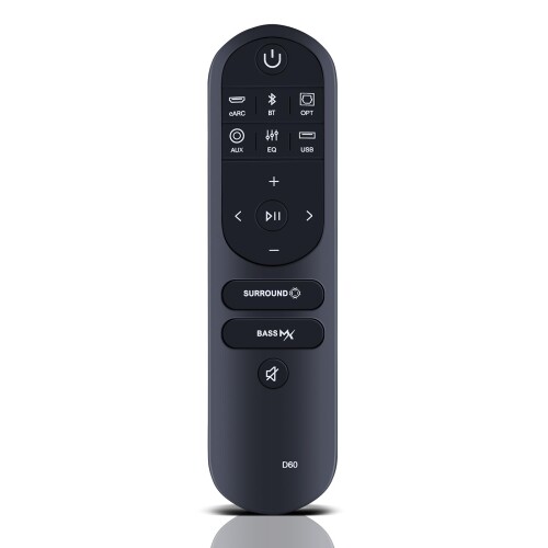 サウンドバーリモコン for ULTIMEA テレビスピーカー用 Poseidon D60対応
