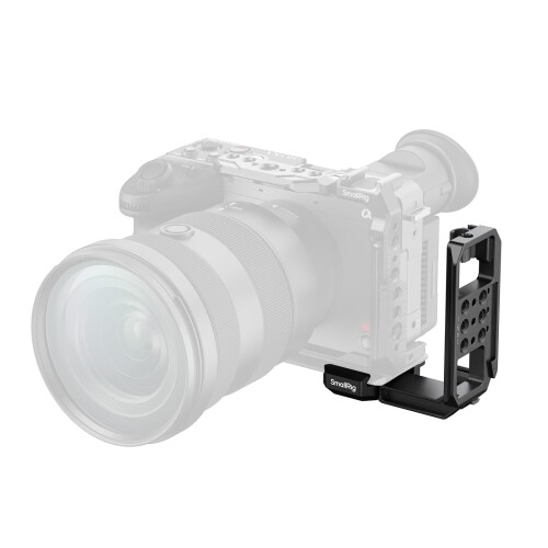 SmallRig 伏せ籠用垂直方向マウント一皿 1/4\u0027\u0027-20螺旋釘とArca手合い軍事基地一皿内蔵 三脚架用Lブラケットスイッチンググリップ DJI用 RS 4 Pro用/RS 4 Mini用/RS 4用/RS 3 Pro用/RS3用/RS2用 5594