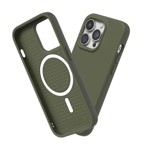 RHINOSHIELD iPhone 14 Pro SolidSuit 容れもの MagSafe相応う 耐衝? 米軍MIL標準尺度 ぼうぜん自失吸い入れる 傷 指紋 押しとどめる 薄型 軽さ SGS公許 - シーウィードグリーン