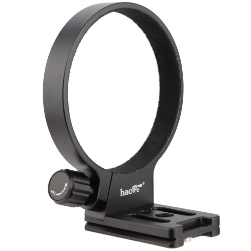 Haoge LMR-SM140 リング式三脚座 ソケット for シグマ SIGMA 100-400mm f/5-6.3 DG OS HSM Contemporary 超望遠ズームレンズ アルカスイスプレート雲台互換