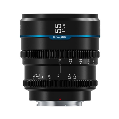SIRUI Night Walker 55mm T1.2 シネレンズ 大口径マニュアルフォーカスレンズ (MS55M-B, M4/3マウント, ブラック)