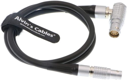 Alvin\u0027s Cables Glidecam V-25 用の 2 Pin 牡 to ARRI Amira 8 Pin 刃針 直角 ワット数 有線テレビ