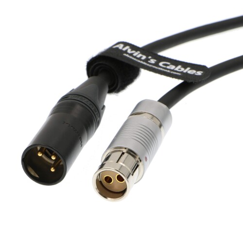 Alvin's Cables Alexa XT SXT カメラ 電源 ケーブル 2 pin メス to 3 pin XLR オス