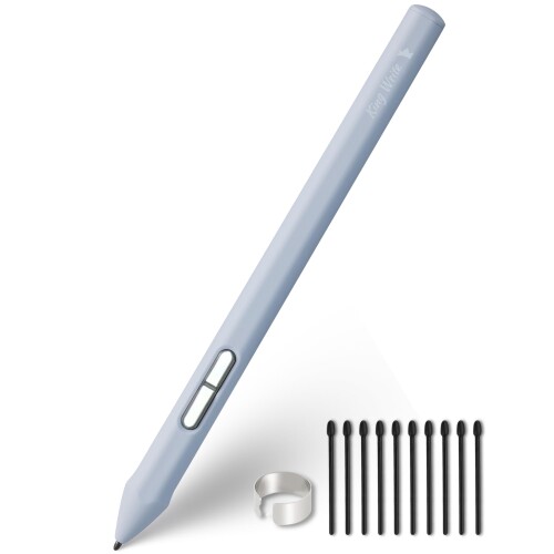 King Write SY05 薄墨色 Galaxy Note | 富士通 Quaderno クアデルノ (Gen.2/Gen.3C) 用EMRスタイラスペン 高正確性 最大限度4096気泡管水準器筆圧対応 パームリジェクション相応う 消ゴム役立つこと相応う