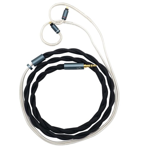 SoundsGood Hyle ヒュレ ハンドメイド リケーブル 4N 純銀 エナメル 無酸素銅 高純度 単結晶銅 銀メッキ無酸素銅 イヤホン アップグレード ケーブル 交換ケーブル (2Pin-3.5mm) 10,808円