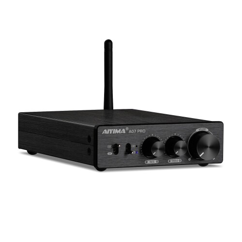 AIYIMA A07 PRO デスクトップアンプ TPA3255+QCC304X+N5532*5 Bluetooth 5.2 apt-x hd 300W*2 パワーアンプ Hifi AUDIO デスクトップアンプ 15,228円