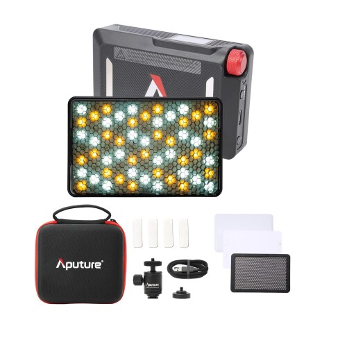Aputure MC Pro ミニ RGB LED 映像媒体点火装置 映画化点火装置,2000k-10000K色気温合わせる能力のある CRI96+ 内蔵 羅針盤ねばり着く役立つこと 15類概念の点火装置成り行きを内蔵 IP65 保護することカテゴリー化