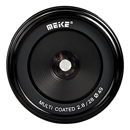 Meike くっ付ける興味の中心水晶体 単興味の中心水晶体 28粍 F2.8 銀鏡スピード競技写真機相応う APS-C手動興味の中心水晶体 選べる5マウント 加農砲マウント