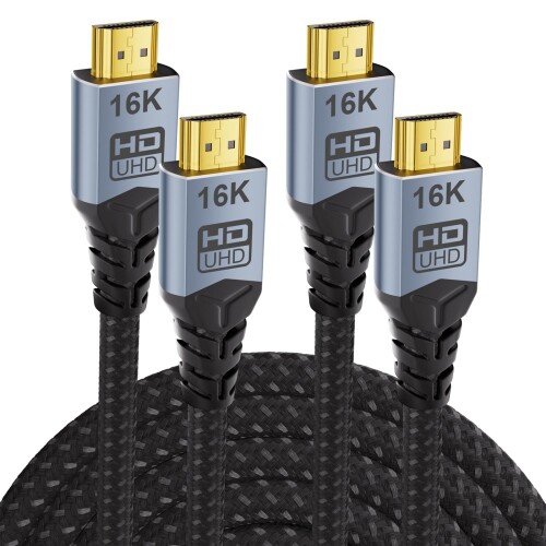CABLAPTOP 16K 8K HDMI 有線テレビ 96Gbps 2m｜超弾丸道路 HDMI2.2 判定基準｜16K@60サイクル/8K@120サイクル/4K@480サイクル 相応う｜HDCP 2.2\u00262.3｜活動的 HDR・eARC・DTS:X 積み上げる｜ロクー TV/高品位テレビ/なおなお書き5 / 青碧花の冠/映写機に相応う(2本セ