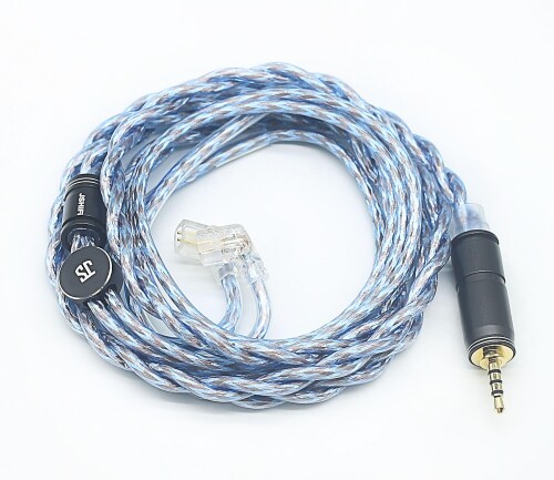 QDC2.5mmリケーブル 銀メッキと古河銅&金銀銅同軸線材 2.5mmイヤホンアップグレードケーブル QDCイヤフォン交換ケーブル (QDC2.5mm)｜まばし商店