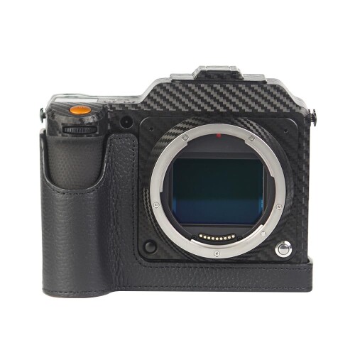 HASSELBLAD X2D 100C 専用 手作り 牛皮 御徒面子押しかぶせる 上半身入れもの (Black)