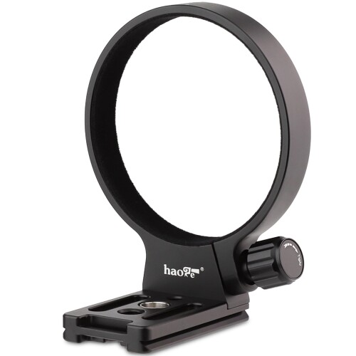 Haoge LMR-SM140 水晶体色つや Sigma 100-400粍 f/5-6.3 DG os HSM 水晶体 Canon-Mount \u0026 Nikkon-Mount 三脚架マウントリングスタンドベース 内蔵アルカタイプクイックリリースプレート