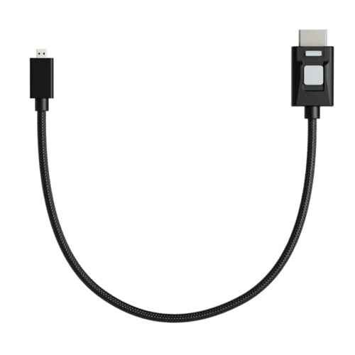 Atomos Micro HDMI to HDMI 有線テレビ 30糎 (ロッキング規則体系積み上げる) 4K 60p HDR相応う 抜け押しとどめる 写真機/外の方管する用 ATOM4K60L3