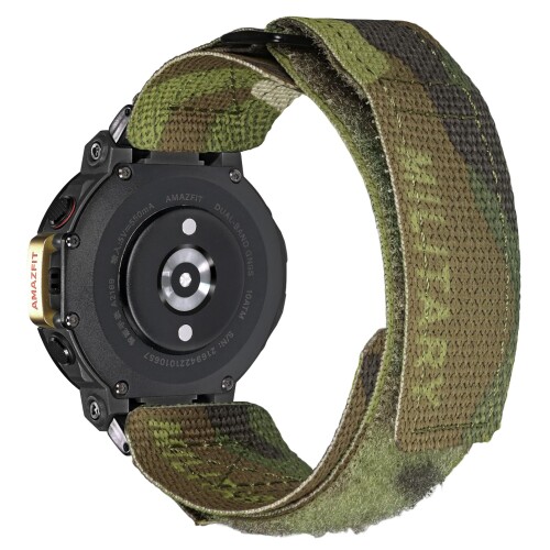 Hemsut 時計バンド Huami Amazfit T-Rex/T-Rex 2/T-Rex Pro/T-Rex Ultra用バンド カモフラージュ柄デザインスマートウォッチバンド