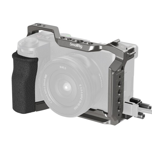 SmallRig Hawklock クイックリリースケージキットAlpha 6700用 複数のマウントインターフェースとArca-Swissプレート用内蔵クイックリリースプレート、NATOレール、HDMI用ケーブルクランプ付き - 50｜まばし商店