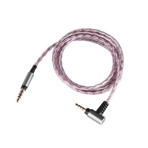 3APLUS MDR ヘッドホンリケーブル 2.5mm バランス接続 リケーブル 4極 交換用 アップグレードケーブル 単結晶銅 MDR-1A/1000XM23/MSR7/SR5等ヘッドホンに適合 2.5mm 4極バランス⇔3.5mm 4極ステレオ