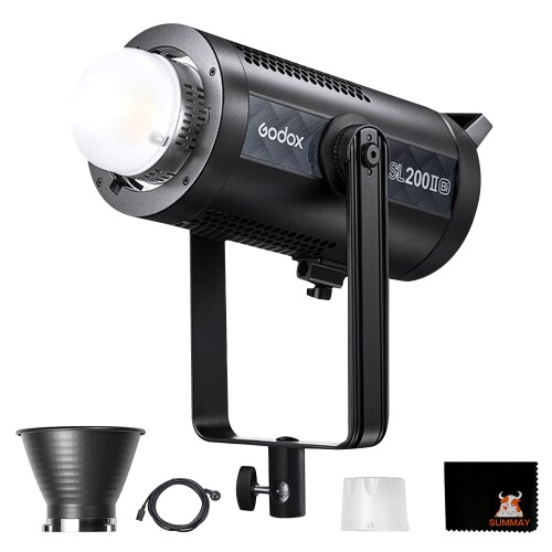 GODOX SL200IIBiバイカラービデオライトボーエンズマウント2800K-6500K 39200Lux@ 1m CRI96 TLCI97無声映画流行り物9プリセット照明装置成り行きライブブロードキャスト、遊撃手録画媒体、すがた絵活動写真