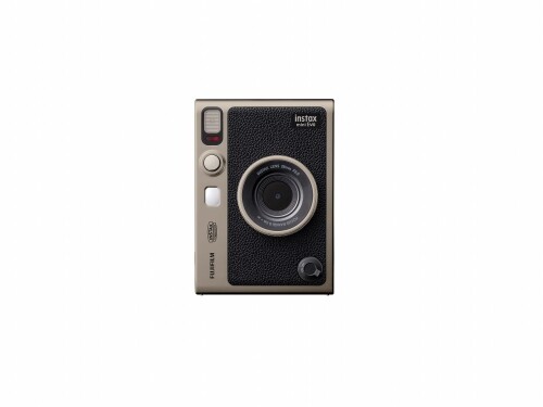 富士フイルム(FUJIFILM) チェキ Evo ハイブリッドインスタントカメラ(インスタント写真機/スマホプリンター/デジタル写真機) instax mini Evo 黒いこと INS MINI EVO GOLD C “チェキ” instax mini Evo 90th