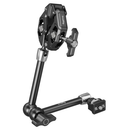 SmallRig マジックアーム カニ型クランプ たわみ防止格納式ピン付き 耐荷重1.5kg GoPro用 Insta360用 DJI Action用 DSLR用 ライト/モニター/スマホ用 5312