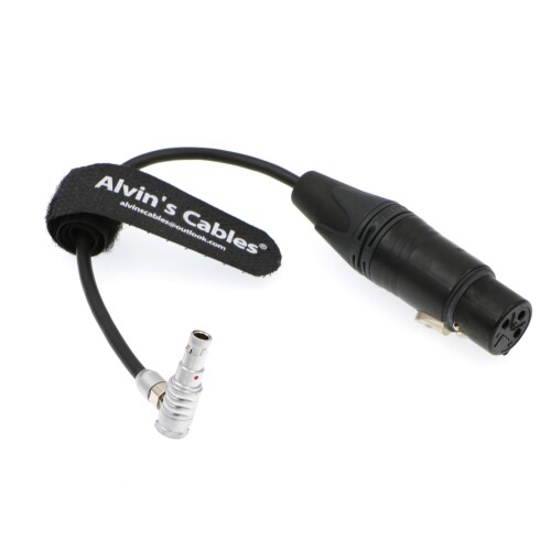 Alvin\u0027s Cables Z CAM E2 写真機 用の XLR 3 pin 刃針 to 00 5 pin 牡 L型 15糎