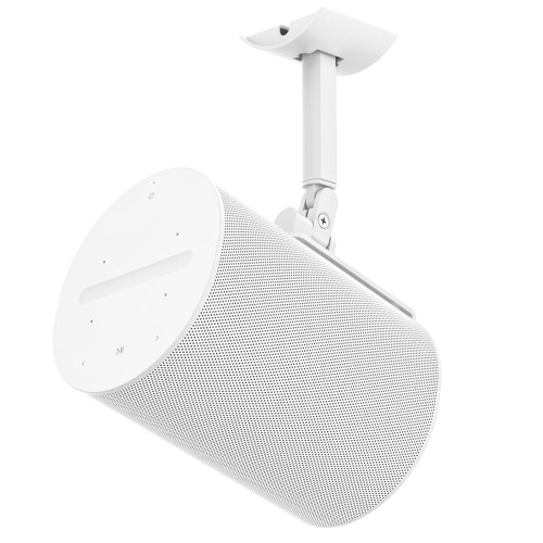 Yibracki Sonos Era 100用メタルスピーカーウォールマウント 上昇限度マウントまたは偏った考えと回転させる調節する能力のあるな鉤括弧 Sonos Era 100用 シングル白いこと