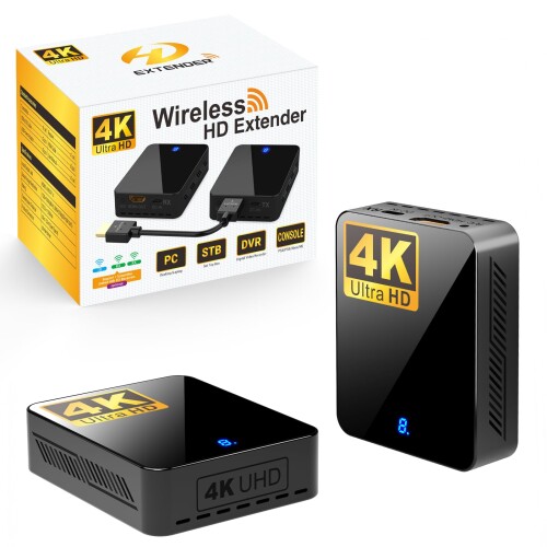 「2026引き上げる評価版真の4K」無線電話HDMI変速機機と傍受機、hdmi 無線電話4K@30サイクル、LuckDog日本技適証明手に入れる9つの合わせる能力のあるな通信路。高品位テレビ、映写機、老人ホーム芝居小屋、話し合いなどに適