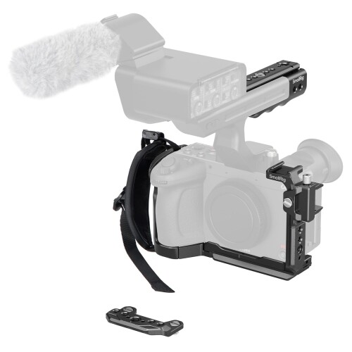 SmallRig FX2用 カメラケージキット HawkLock クイック発行 Sony用 XLRハンドルエクステンション、リストストラップ、HDMI用ケーブルクランプ、QR冷ややかさシュー、内蔵NATO軌跡/Arca用QRプレ