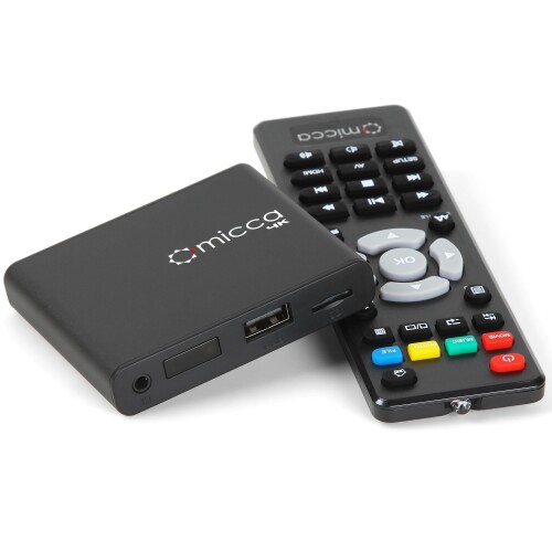 Micca Speck 4K ウルトラ固定ディスクデジタルメディアプレーヤー USB運転とMicroSD歌留多用 デジタルサイネージ H.265/HEVC H.264/AVC MP4 MKV映像媒体 MP3 快い音 JPG 活動写真 4K HDMI アナログAV、自動小銃生まれ変わりとやり直す。